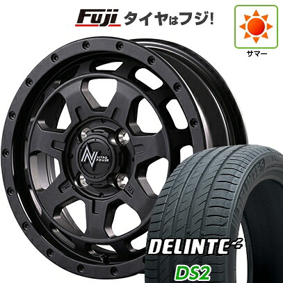 【新品 軽自動車】エブリイワゴン 夏タイヤ ホイール4本セット 165/60R14 デリンテ DS2(限定) MID WHEELS NITRO POWER M7 ファランクス 4.5J 14インチ(送料無料)|フジコーポレーション