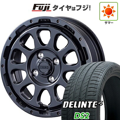 【新品 軽自動車】N-BOX タント スペーシア 夏タイヤ ホイール4本セット 155/65R14 デリンテ DS2(限定) モーターファーム ファームD10 4.5J 14インチ(送料無料)