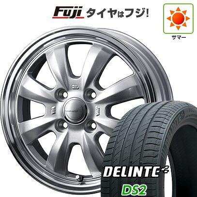 【新品国産車用4穴100】 夏タイヤ ホイール4本セット 185/65R15 デリンテ DS2(限定) WEDS ウェッズ グラフト 8S 5.5J 15インチ(送料無料)