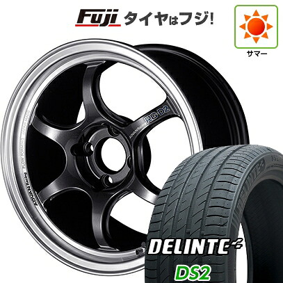 【新品国産車用4穴100】 夏タイヤ ホイール4本セット 185/55R15 デリンテ DS2(限定) ヨコハマ アドバンレーシング RG-D2 5.5J 15インチ(送料無料)｜フジコーポレーション