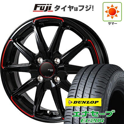 【新品国産車用4穴100】 夏タイヤ ホイール4本セット 175/65R15 ダンロップ エナセーブ EC204 モンツァ JPスタイル R55 5.5J 15インチ(送料無料)｜フジコーポレーション