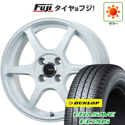 【新品 軽自動車】タフト ソリオ 夏タイヤ ホイール4本セット 165/65R15 ダンロップ エナセーブ EC205 レアマイスター CS-V6(ホワイト) 5J 15インチ(送料無料)|フジコーポレーション