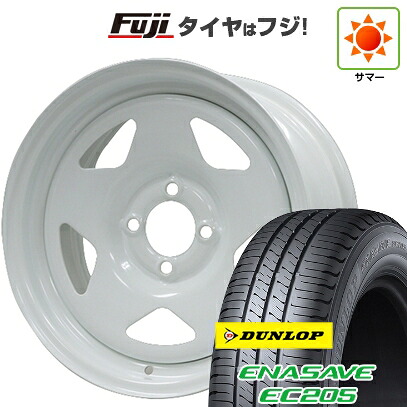 【新品】ルーミー・パッソ・ジャスティ・トール 夏タイヤ ホイール4本セット 175/55R15 ダンロップ エナセーブ EC205 モリタ デイトナズ S/R 6J 15インチ(送料無料)