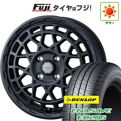 【新品 軽自動車】ソリオ ハスラー 夏タイヤ ホイール4本セット 165/70R14 ダンロップ エナセーブ EC205 WEDS ウェッズアドベンチャー マッドヴァンス X タイプM 4.5J 14インチ(送料無料)|フジコーポレーション