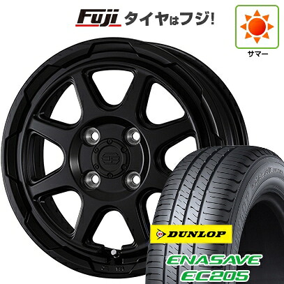 【新品国産車用4穴100】 夏タイヤ ホイール4本セット 185/65R14 ダンロップ エナセーブ EC205 WEDS ウェッズアドベンチャー スタットベルク 5J 14インチ(送料無料)