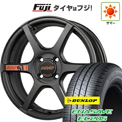 【新品】クロスビー/イグニス 夏タイヤ ホイール4本セット 175/60R16 ダンロップ エナセーブ EC205 RAYS レイズ グラムライツ 57C6 SPEC-D 5.5J 16インチ(送料無料)
