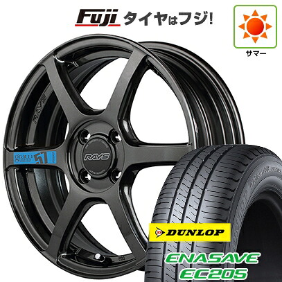【新品 軽自動車】タフト ソリオ 夏タイヤ ホイール4本セット 165/65R15 ダンロップ エナセーブ EC205 RAYS レイズ グラムライツ 57C6 SPEC-M 5J 15インチ(送料無料)