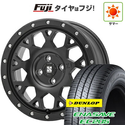 【新品 軽自動車】N-BOX タント スペーシア 夏タイヤ ホイール4本セット 155/65R14 ダンロップ エナセーブ EC205 MLJ エクストリームJ XJ04 4.5J 14インチ(送料無料)