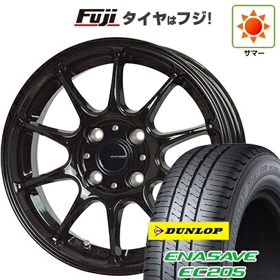 【新品 軽自動車】エブリイワゴン 夏タイヤ ホイール4本セット 165/50R15 ダンロップ エナセーブ EC205 ホットスタッフ ジースピード G-07 4.5J 15インチ(送料無料)
