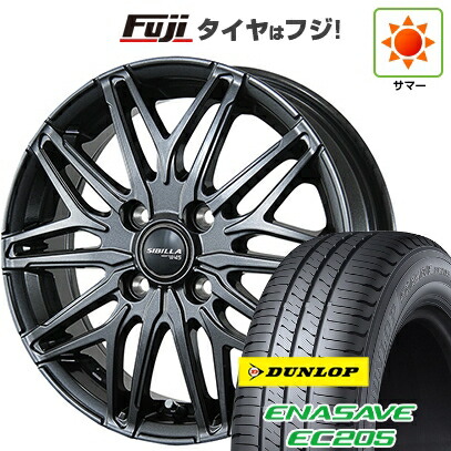 【新品】ルーミー・パッソ・ジャスティ・トール 夏タイヤ ホイール4本セット 165/65R14 ダンロップ エナセーブ EC205 トピー シビラ NEXT W45 5J 14インチ(送料無料)｜フジコーポレーション