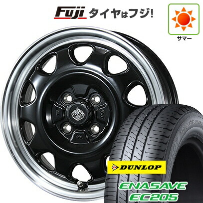 【新品】ルーミー・パッソ・ジャスティ・トール 夏タイヤ ホイール4本セット 165/65R14 ダンロップ エナセーブ EC205 トピー ランドフット SWZ 数量限定 5J 14インチ(送料無料)