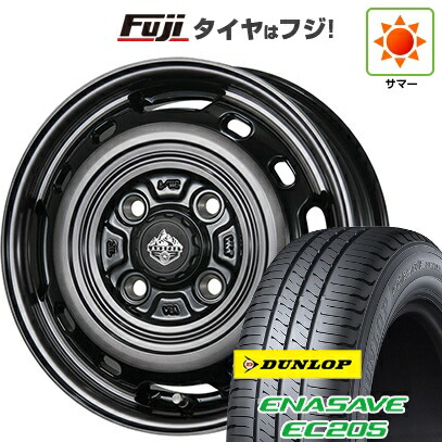【新品 軽自動車】ハスラー 夏タイヤ ホイール4本セット 165/65R14 ダンロップ エナセーブ EC205 トピー ランドフット XFG 数量限定 4.5J 14インチ(送料無料)