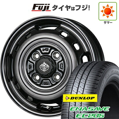 【新品】ルーミー・パッソ・ジャスティ・トール 夏タイヤ ホイール4本セット 165/65R14 ダンロップ エナセーブ EC205 トピー ランドフット XFG 数量限定 5J 14インチ(送料無料)