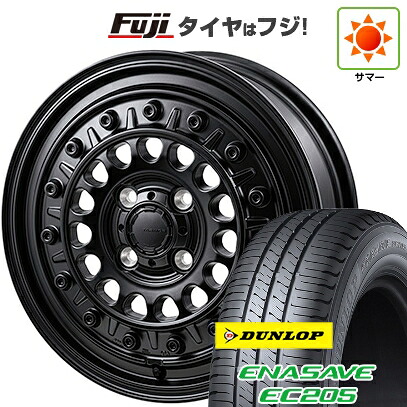 【新品】ルーミー・パッソ・ジャスティ・トール 夏タイヤ ホイール4本セット 175/55R15 ダンロップ エナセーブ EC205 モンツァ HI-BLOCK ターマー 5.5J 15インチ(送料無料)｜フジコーポレーション