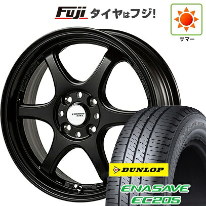 【新品 軽自動車】 夏タイヤ ホイール4本セット 165/50R16 ダンロップ エナセーブ EC205 ゴジゲン PROレーサー キャノンボール 5.5J 16インチ(送料無料)