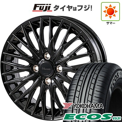 日本製【新品 軽自動車】エブリイワゴン 夏タイヤ ホイール4本セット 165/50R15 ヨコハマ エコス ES31 モンツァ ワーウィック クライヴァー 15インチ(送料無料)|フジコーポレーション