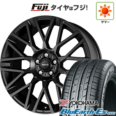 【新品国産車用4穴100】 夏タイヤ ホイール4本セット 205/40R17 ヨコハマ ブルーアース ES32 モモ リベンジ 7J 17インチ(送料無料)