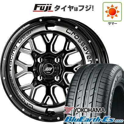 【新品国産車用4穴100】 夏タイヤ ホイール4本セット 185/65R14 86 H ヨコハマ ブルーアース ES32 WORK ワーク クラッグ CKV 5.5J 14インチ(送料無料)