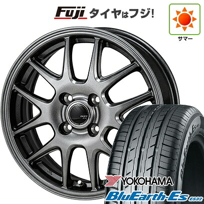 【新品国産車用4穴100】 夏タイヤ ホイール4本セット 185/65R14 ヨコハマ ブルーアース ES32 モンツァ ZACK JP-205 5.5J 14インチ(送料無料)