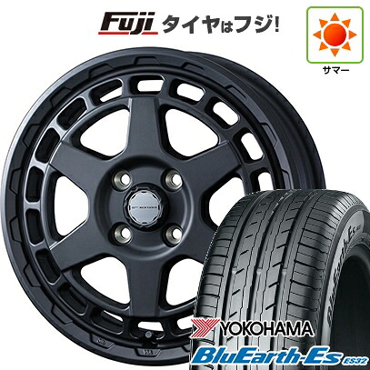 【新品国産車用4穴100】 夏タイヤ ホイール4本セット 185/65R14 86 H ヨコハマ ブルーアース ES32 WEDS ウェッズアドベンチャー マッドヴァンス X タイプS 5J 14インチ(送料無料)