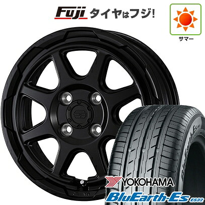 【新品国産車用4穴100】 夏タイヤ ホイール4本セット 185/65R14 ヨコハマ ブルーアース ES32 WEDS ウェッズアドベンチャー スタットベルク 5J 14インチ(送料無料)
