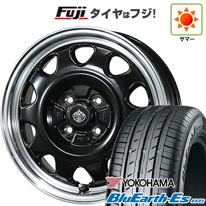 【新品国産車用4穴100】 夏タイヤ ホイール4本セット 185/65R14 86 H ヨコハマ ブルーアース ES32 トピー ランドフット SWZ 数量限定 5J 14インチ(送料無料)｜フジコーポレーション