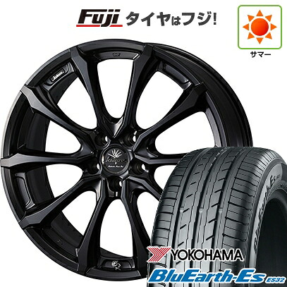 【新品国産車用4穴100】 夏タイヤ ホイール4本セット 185/55R16 ヨコハマ ブルーアース ES32 WEDS ウェッズ クレンツェ ヴェルサム 030EVO 6.5J 16インチ(送料無料)