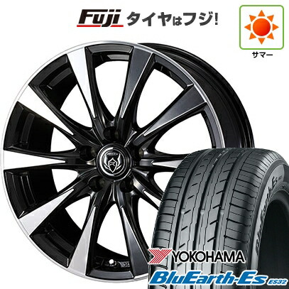 【新品国産車用4穴100】 夏タイヤ ホイール4本セット 195/50R16 ヨコハマ ブルーアース ES32 WEDS ウェッズ ライツレー DI 6J 16インチ(送料無料)