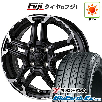 【新品】ルーミー・パッソ・ジャスティ・トール 夏タイヤ ホイール4本セット 175/55R15 ヨコハマ ブルーアース ES32 モンツァ JPスタイル MJ-T 5.5J 15インチ(送料無料)
