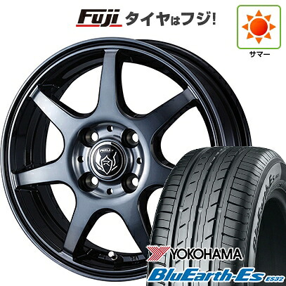 【新品国産車用4穴100】 夏タイヤ ホイール4本セット 185/55R15 ヨコハマ ブルーアース ES32 WEDS ウェッズ ライツレー KW 5.5J 15インチ(送料無料)|フジコーポレーション