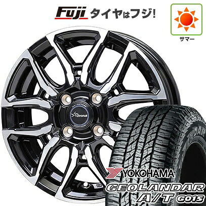 【新品 軽自動車】N-BOX タント スペーシア 夏タイヤ ホイール4本セット 165/55R15 ヨコハマ ジオランダー A/T G015 RBL ホットスタッフ クロノス CH-114 4.5J 15インチ(送料無料)|フジコーポレーション