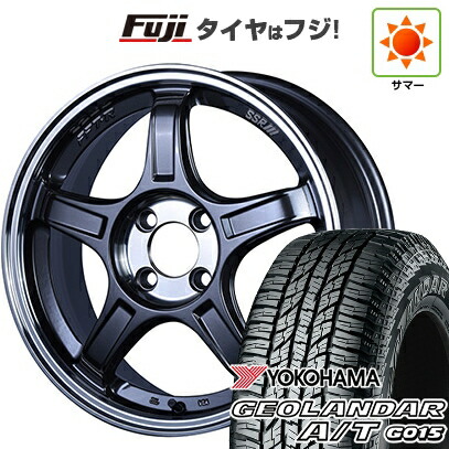 【新品 軽自動車】N-BOX タント スペーシア 夏タイヤ ホイール4本セット 165/55R15 ヨコハマ ジオランダー A/T G015 RBL SSR GT GTX03 5J 15インチ(送料無料)|フジコーポレーション