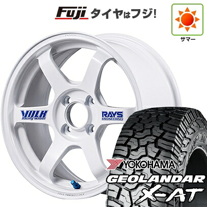 【新品 軽自動車】タフト ソリオ 夏タイヤ ホイール4本セット 165/65R15 ヨコハマ ジオランダー X-AT G016 RBL RAYS レイズ ボルクレーシング TE37 ソニック 30th ステッカーVer 5J 15インチ(送料無料)|フジコーポレーション
