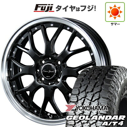 【新品 軽自動車】タフト ソリオ 夏タイヤ ホイール4本セット 165/65R15 ヨコハマ ジオランダー A/T4 G018 RBL ブレスト ユーロスポーツ タイプ815 5J 15インチ(送料無料)