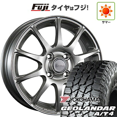 【新品 軽自動車】N-BOX タント スペーシア 夏タイヤ ホイール4本セット 155/65R14 ヨコハマ ジオランダー A/T4 G018 RBL ブリヂストン エコフォルム SE-23 4.5J 14インチ(送料無料) 48,060円