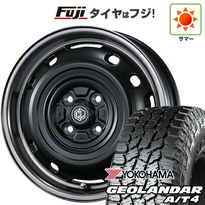 【新品 軽自動車】タフト ソリオ 夏タイヤ ホイール4本セット 165/65R15 ヨコハマ ジオランダー A/T4 G018 RBL シーエルリンク UNIONRIM TX 4.5J 15インチ(送料無料)