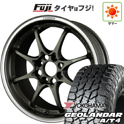 【新品 軽自動車】タフト ソリオ 夏タイヤ ホイール4本セット 165/65R15 ヨコハマ ジオランダー A/T4 G018 RBL RAYS レイズ ボルクレーシング CE28 クラブレーサー 5.5J 15インチ(送料無料)|フジコーポレーション
