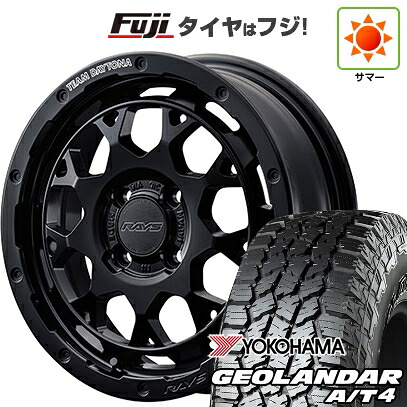 【新品 軽自動車】タフト ソリオ 夏タイヤ ホイール4本セット 165/65R15 ヨコハマ ジオランダー A/T4 G018 RBL RAYS レイズ デイトナ M9+ 5J 15インチ(送料無料)