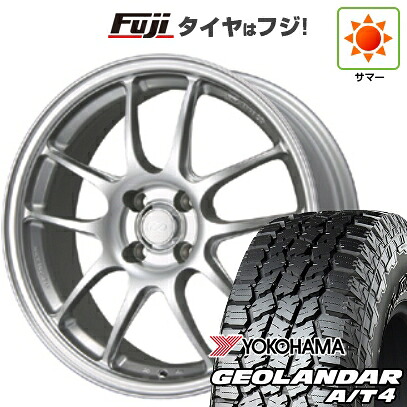 【新品 軽自動車】タフト ソリオ 夏タイヤ ホイール4本セット 165/65R15 ヨコハマ ジオランダー A/T4 G018 RBL ENKEI エンケイ PerformanceLine PF01 5J 15インチ(送料無料)｜フジコーポレーション 82,445円