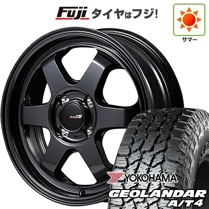 【新品 軽自動車】ハスラー デリカミニ(4WD) 夏タイヤ ホイール4本セット 165/60R15 ヨコハマ ジオランダー A/T4 G018 RBL MID WHEELS MID RACING R06 5J 15インチ(送料無料)