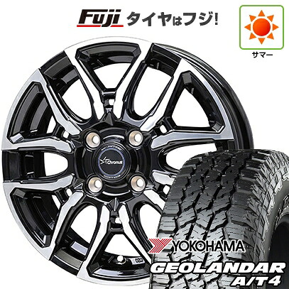 【新品 軽自動車】タフト ソリオ 夏タイヤ ホイール4本セット 165/65R15 ヨコハマ ジオランダー A/T4 G018 RBL ホットスタッフ クロノス CH-114 4.5J 15インチ(送料無料)|フジコーポレーション