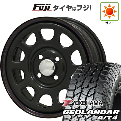 【新品 軽自動車】タフト ソリオ 夏タイヤ ホイール4本セット 165/65R15 ヨコハマ ジオランダー A/T4 G018 RBL モリタ デイトナズ G2 5J 15インチ(送料無料)