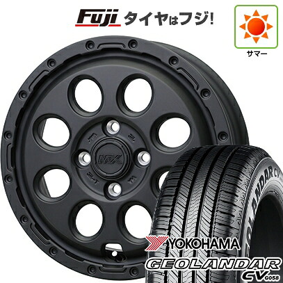 【新品 軽自動車】ハスラー デリカミニ(4WD) 夏タイヤ ホイール4本セット 165/60R15 ヨコハマ ジオランダー CV G058 ホットスタッフ マッドクロス リーコン 4.5J 15インチ(送料無料)