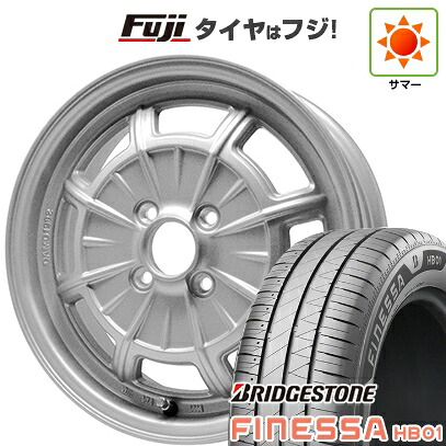 【新品 軽自動車】N-BOX タント スペーシア 夏タイヤ ホイール4本セット 165/55R15 ブリヂストン フィネッサ HB01 ダムド カンタービレ 5J 15インチ(送料無料)