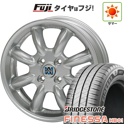 【新品 軽自動車】N-BOX タント スペーシア 夏タイヤ ホイール4本セット 165/55R15 ブリヂストン フィネッサ HB01 ミニライト 5J 15インチ(送料無料)｜フジコーポレーション