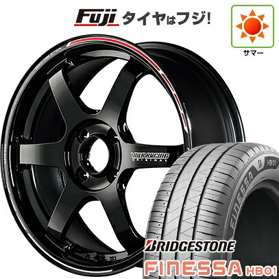 【新品 軽自動車】N-BOX タント スペーシア 夏タイヤ ホイール4本セット 165/55R15 ブリヂストン フィネッサ HB01 RAYS レイズ ボルクレーシング TE37 ソニック TIME ATTACK EDITION 5J 15インチ(送料無料)