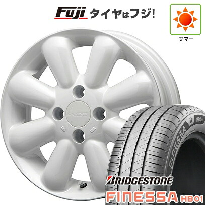 【新品 軽自動車】N-BOX タント スペーシア 夏タイヤ ホイール4本セット 165/55R15 ブリヂストン フィネッサ HB01 MLJ ハイペリオン ピノプラス 4.5J 15インチ(送料無料)