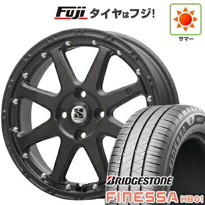 【新品 軽自動車】N-BOX タント スペーシア 夏タイヤ ホイール4本セット 165/55R15 ブリヂストン フィネッサ HB01 MLJ エクストリームJ 4.5J 15インチ(送料無料)|フジコーポレーション