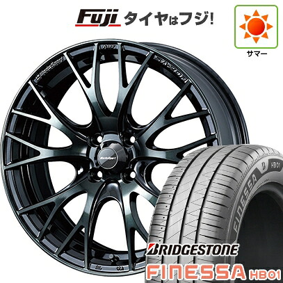 【新品 軽自動車】N-BOX タント スペーシア 夏タイヤ ホイール4本セット 165/55R15 ブリヂストン フィネッサ HB01 WEDS ウェッズスポーツ SA-20R 5J 15インチ(送料無料)|フジコーポレーション