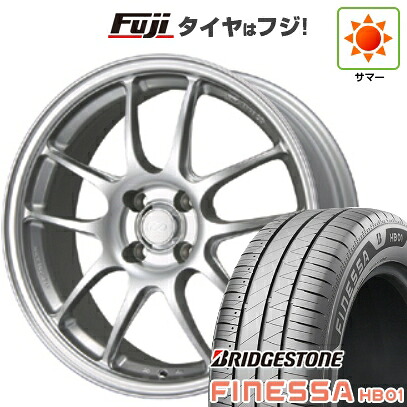 【新品 軽自動車】N-BOX タント スペーシア 夏タイヤ ホイール4本セット 165/55R15 ブリヂストン フィネッサ HB01 ENKEI エンケイ PerformanceLine PF01 5J 15インチ(送料無料)｜フジコーポレーション